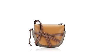 Loewe Calfskin Gate Small Crossbody Amber [upl. by Jordanna796]