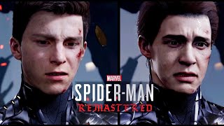 Spider Man Remastered Emotional Scenes New Peter Vs Old One [upl. by Etiuqal]