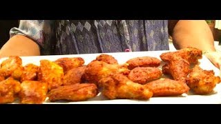 1288  NuWave Brio Air Fryer  Kirkwood Frozen Nashville Style Dry Rub Chicken Wings from ALDI [upl. by Calisa477]