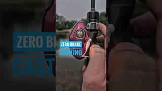 Casting UL lure with zero brakes on a BFS Baitcasting Reel Daiwa Salamandura Air TW [upl. by Odrarebe487]