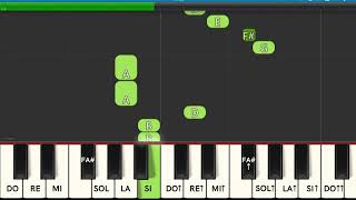 Como tocar dinosaurio anacleto  fácil tutorial para piano [upl. by Idolah]