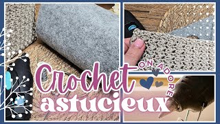 🥳CROCHET SANS COUTURE  L ASTUCE QUI VA VOUS RECONCILIER AVEC LES ACCESSOIRES 🥳🥳🥳MamieCrochet [upl. by Kemme]