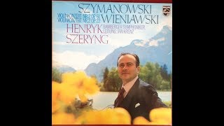 Wieniawski Szymanowski HSzeryng Concertos N°2 [upl. by Ethban]