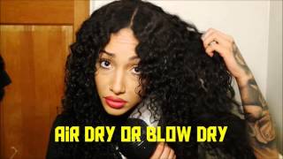 Brazilian deep wave hair daily routine [upl. by Nrehtac]