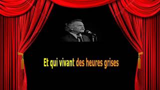 Karaoké Georges Brassens Les passantes [upl. by Ecyt130]