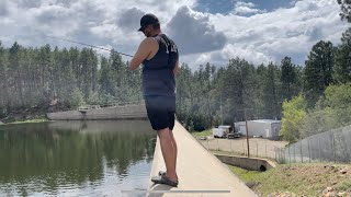 FISHINGHIKING GOLDWATER LAKE PRESCOTT AZ bassfishing prescott arizona [upl. by Anirtap]