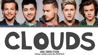 Clouds  One Direction  Colour Coded Lyrics [upl. by Adnirim]