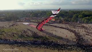 The Greatest Janggan Balinese Traditional Dragon Kite on Earth [upl. by Nnaytsirk]