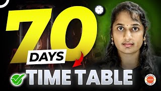 70 Days Time Table to Ace NEET 2025 [upl. by Zenger]