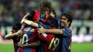 FC Barcelona  10 grandes goles del Barça en el Vicente Calderón [upl. by Center676]