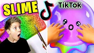 THE MOST SATISFYING SLIME TIKTOKS EVER Prezley [upl. by Novek]