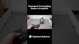 myAGV  Dive into the robotics game to control the Automated Guided Vehicle with a gamepad Tech [upl. by Nnylrefinnej]