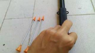 HQTesting the accuracy of Cold Steel blowgun darts [upl. by Mascia596]