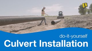 DoItYourself Culvert Installation Guide by Prinsco [upl. by Pul]