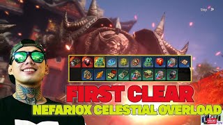 MIR4 FIRST CLEAR LAST BOSS RAID NEFARIOX CELESTIAL OVERLORD [upl. by Litch]