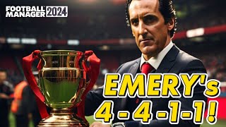 Testing FM24 Best Tactics WIN with Unai Emerys 4411  Football Manager 2024 [upl. by Lukash847]