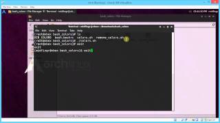 Arch Linux Colourize the Command Prompt [upl. by Eislehc]