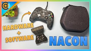 Nacon Revolution X PC Xbox Wired Pro Controller Hardware and Software demo [upl. by Holladay]