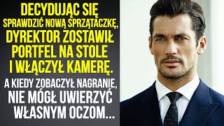 Decydując się sprawdzić nową sprzątaczkę dyrektor zostawił portfel na stole i włączył kamerę [upl. by Rorrys]