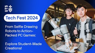 Explore StudentMade Robots and ActionPacked PC Games at UTS Tech Fest [upl. by Clarine972]