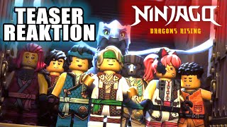 Ninjago Aufstieg der Drachen STAFFEL 2 TEIL 2 Teaser Reaktion  Lego Ninjago Deutsch [upl. by Yllib898]