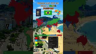 Where Can You Travel with a Brazilian Passport  VisaFree Countries 2024 brazilianpassport [upl. by Arlin176]