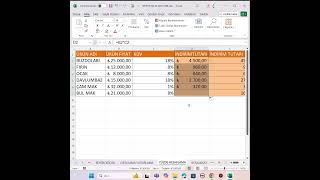 Excelde KDV Hesaplama Püf Noktaları excel exceldersleri excelformülleri [upl. by Stonwin]