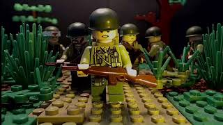 LEGO WW2 DDay Paratroopers Stop Motion part 1 [upl. by Kcirdla]