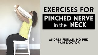 064 Exercises for pinched nerve in the neck Cervical Radiculopathy and neck pain relief [upl. by Yadahs]