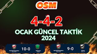 OSM 2024 OCAK GÃœNCEL 442 ÅAMPÄ°YONLUK TAKTÄ°ÄÄ°  433 KARÅI TAKTÄ°K  ONLÄ°NE SOCCER MANAGER [upl. by Nolly]