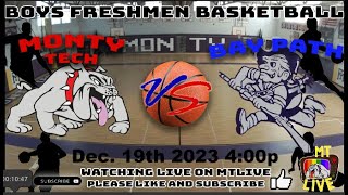 Boys Freshmen Basketball Monty Tech vs Baypath 12 19 2023 [upl. by Tate67]