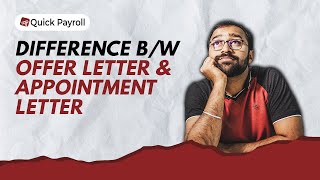 Offer letter VS Appointment letter QPShorts 75 [upl. by Nodnal]