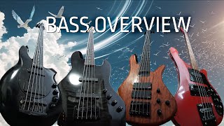 Bass Overview  Zon vs Spector vs Rickenbacker vs Music Man [upl. by Daly]