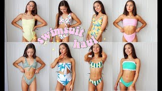 Swimsuit Try On Haul  Kulanis Kinis Triangl White Fox Bright Swim [upl. by Merfe755]