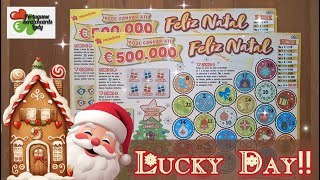 🎅 RASPADINHAS Feliz Natal  💥DIA de SORTE💥🤩🎄🎁💰  🎅 Merry Xmas SCRATCHCARDS  💥LUCKY DAY💥🤩🎄🎁💰 [upl. by Adair]