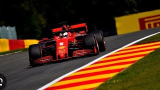 GRAN PREMIO DI SPA BELGIO con Sebastian Vettel e la sua sf1000 [upl. by Bainbridge]