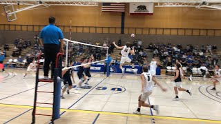 UCSB vs BYU 2022 Mens Volleyball [upl. by Sirac]