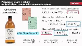 Preparare usare e diluire una soluzione con una data concentrazione [upl. by Wj]