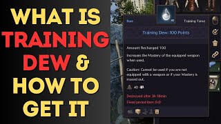 Throne And Liberty What is Training Dew amp How to Get It [upl. by Erialc]