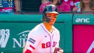 Jarren Duran Yells at Fan Gay Slur After Tennis Racket Heckling  Red Sox vs Astros 2024 Highlights [upl. by Rae142]