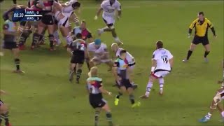 James Haskell solid thumping hit on George Lowe [upl. by Tocs918]