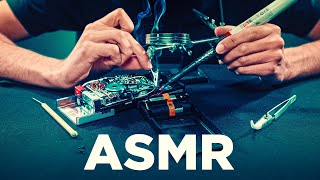 ASMR Fixing Vintage Electronic Device ⚙️  Cleaning NO TALKING [upl. by Ellivnarg302]