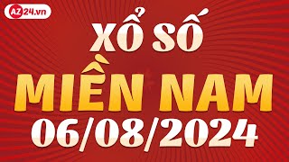 Xổ số miền Nam ngày 6 tháng 8  XSMN  SXMN  Kết quả xổ số kiến thiết miền Nam hôm nay thứ 3 [upl. by Nitsruk]