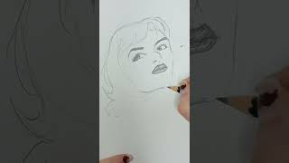 Drawing a somewhat lopsided face viral loomismethiod shorts [upl. by Aitnis731]