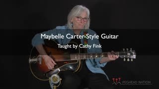 Lesson on Leads and Bass Lines  Maybelle CarterStyle Guitar with Cathy Fink [upl. by Inigo]