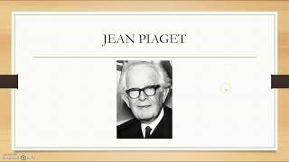 13 24 CFU PSICOLOGIA DELLO SVILUPPO JEAN PIAGET pt1 [upl. by Malchus]