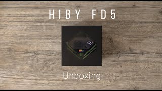 HiBy FD5 Unboxing  Quad AKM AK4493 DACAMP Review [upl. by Ecirtaed440]