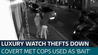 Luxury watch thieves caught by Met Police in undercover sting  ITV News [upl. by Elades851]