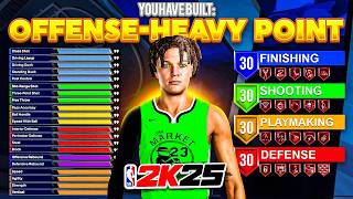 OFFENSEHEAVY POINT BUILD is BACK on NBA 2K25 NEW quotDEMIGOD PGquot is the BEST BUILD in the GAME [upl. by Shaper383]