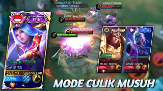 CARA CULIK MARKSMAN MUSUH AGAR AMAN DARI TANK Build Top Global Selena Mobilegends [upl. by Mehsah]